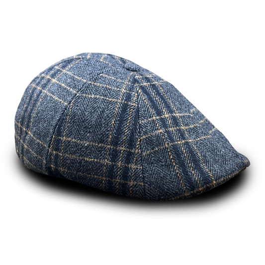 The Halloween Rose Boston Scally Cap - Plaid